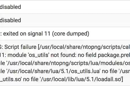 Photo - ntopng Kernel Error