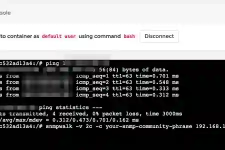 Photo - LibreNMS Bash troubleshoot ping