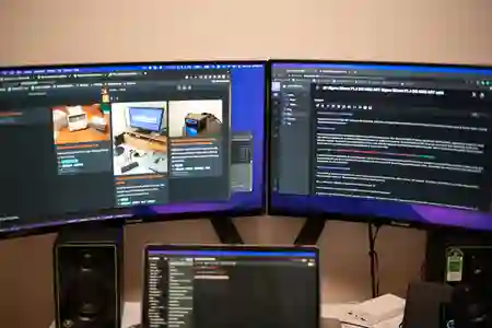 Photo - Developing the website with Directus