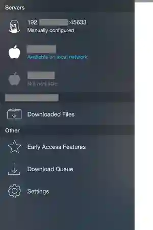 Photo - iPhone access to AirVideoHD Docker